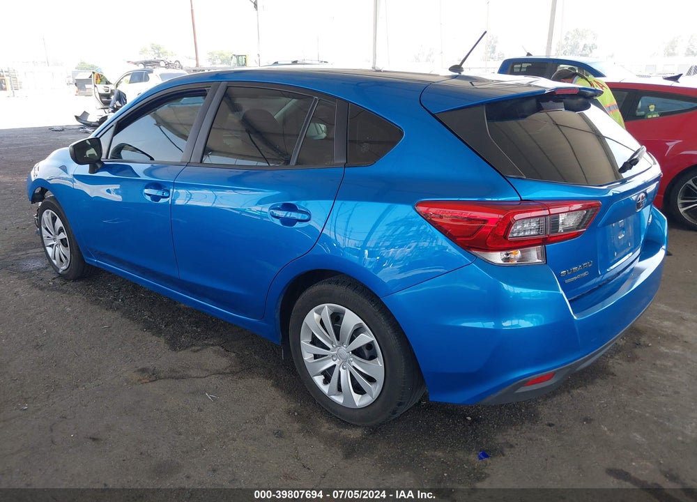 2020 SUBARU IMPREZA 5-DOOR VIN: 4S3GTAB64L3702225