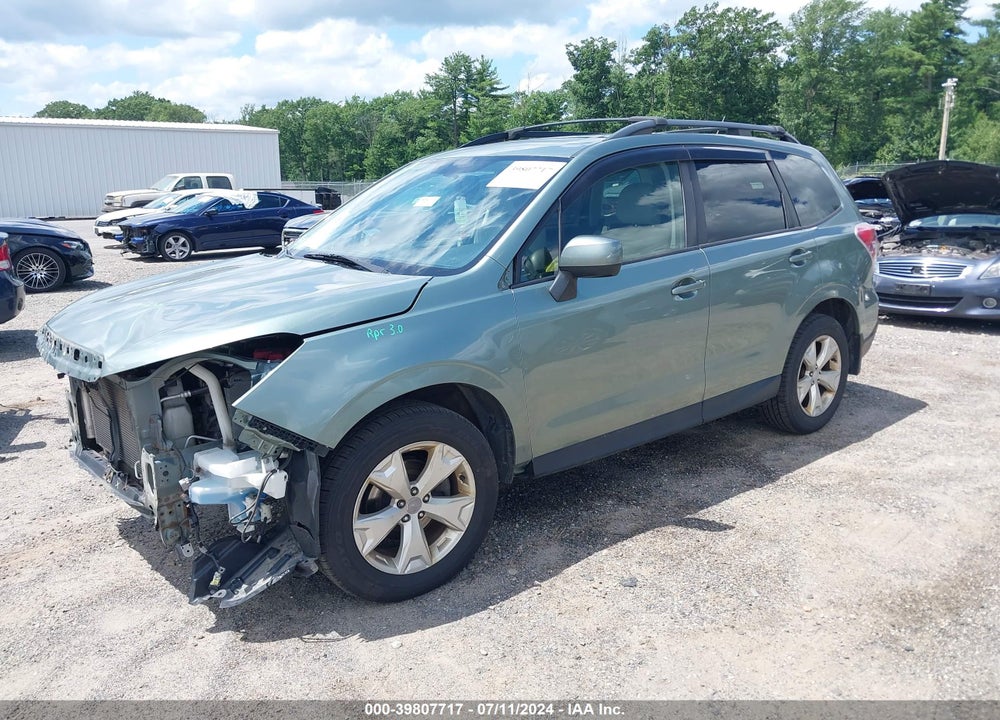 2014 SUBARU FORESTER 2.5I PREMIUM VIN: JF2SJAEC6EH535567