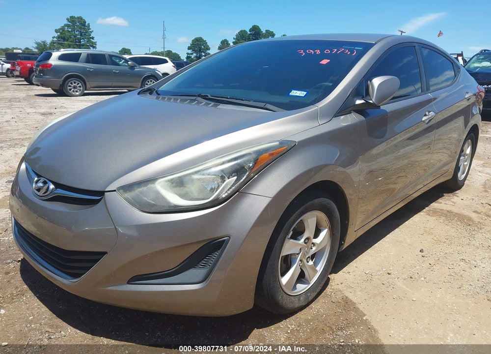 2014 HYUNDAI ELANTRA SE VIN: 5NPDH4AE7EH496551