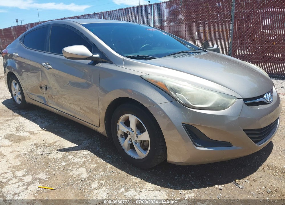 2014 HYUNDAI ELANTRA SE VIN: 5NPDH4AE7EH496551