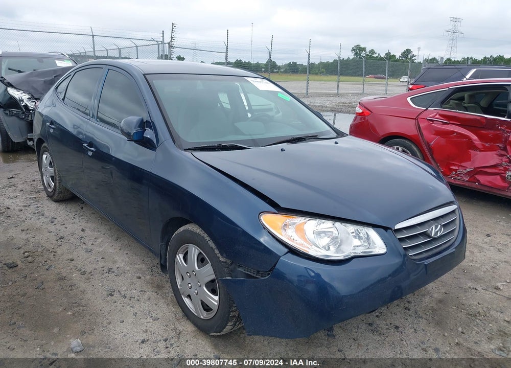 2009 HYUNDAI ELANTRA GLS VIN: KMHDU46D89U672980