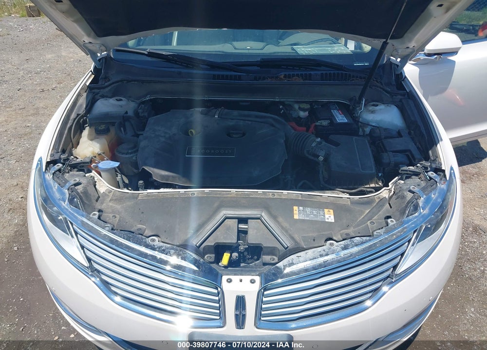 2013 LINCOLN MKZ VIN: 3LN6L2J96DR824631