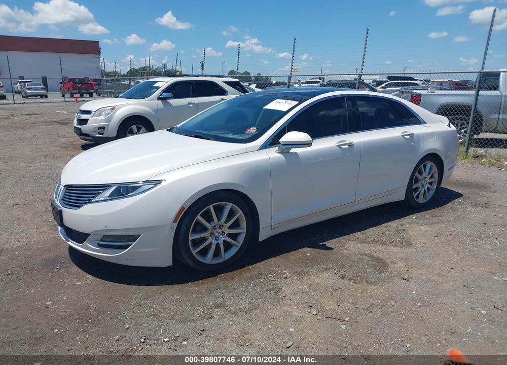 2013 LINCOLN MKZ VIN: 3LN6L2J96DR824631