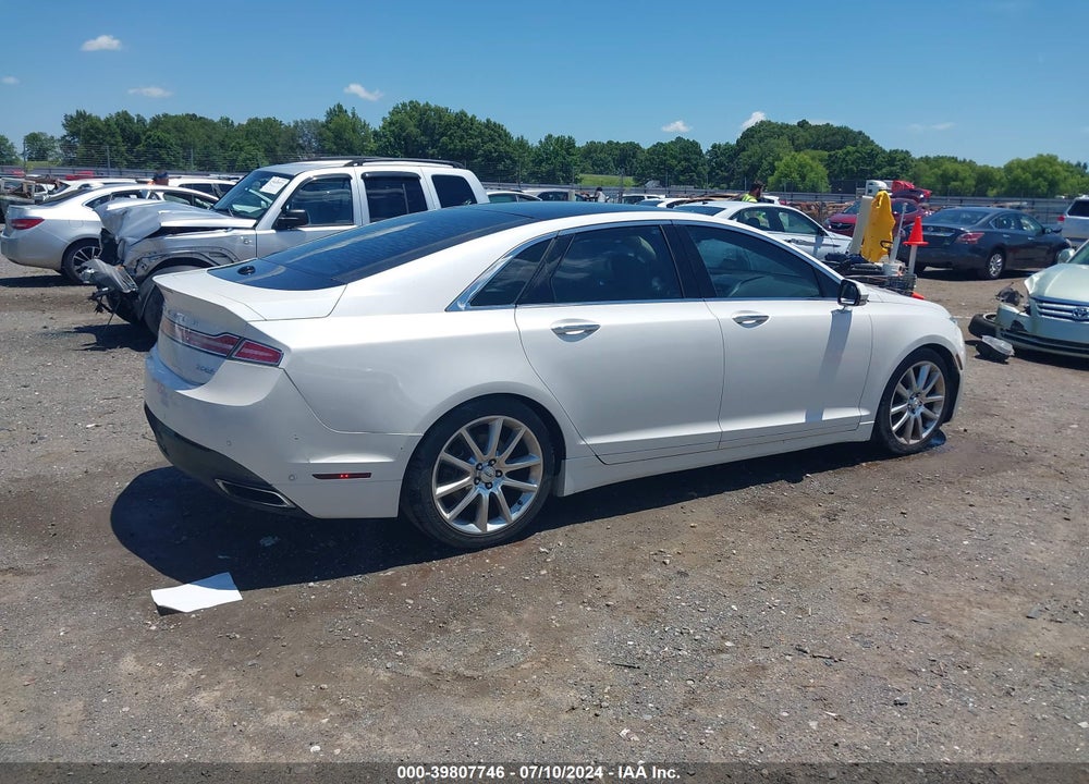 2013 LINCOLN MKZ VIN: 3LN6L2J96DR824631