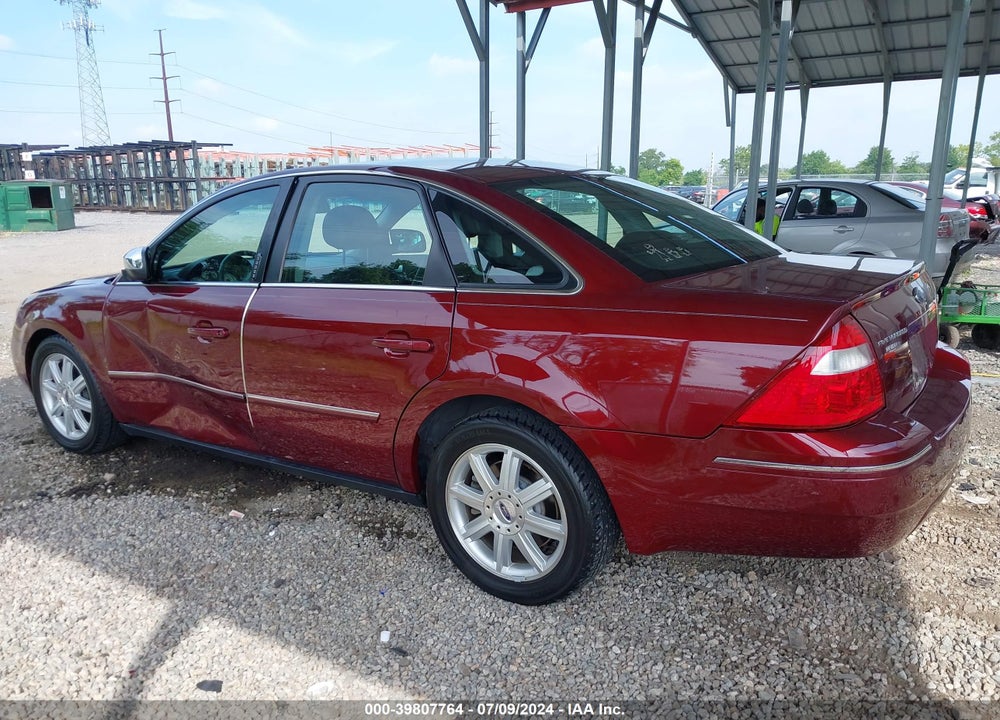 2006 FORD FIVE HUNDRED VIN: 1FAHP25186G125801