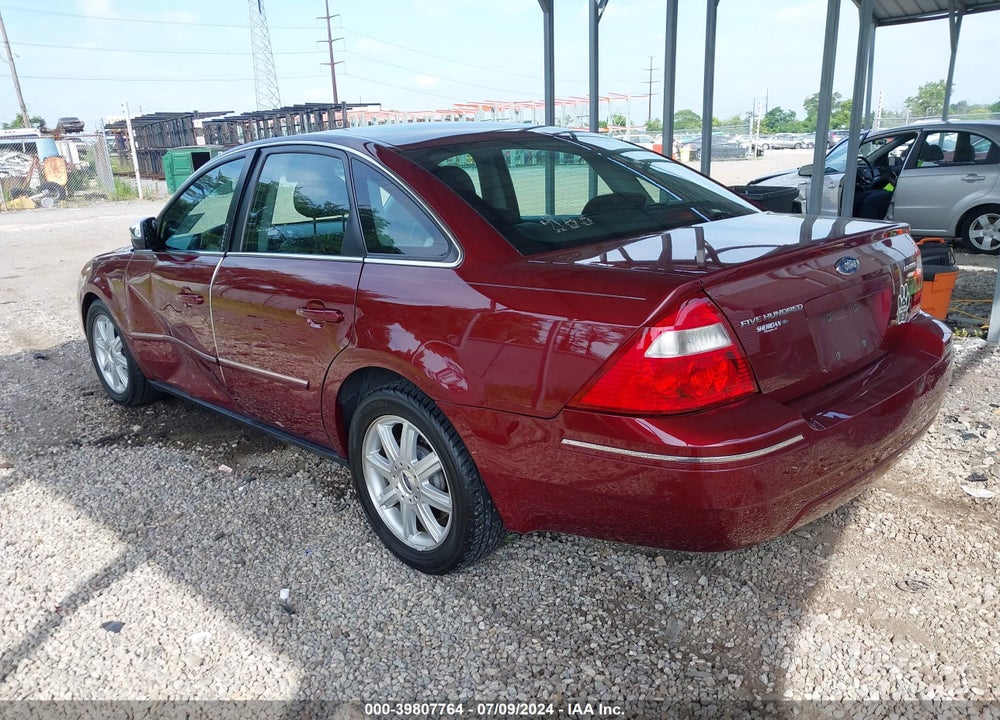 2006 FORD FIVE HUNDRED VIN: 1FAHP25186G125801