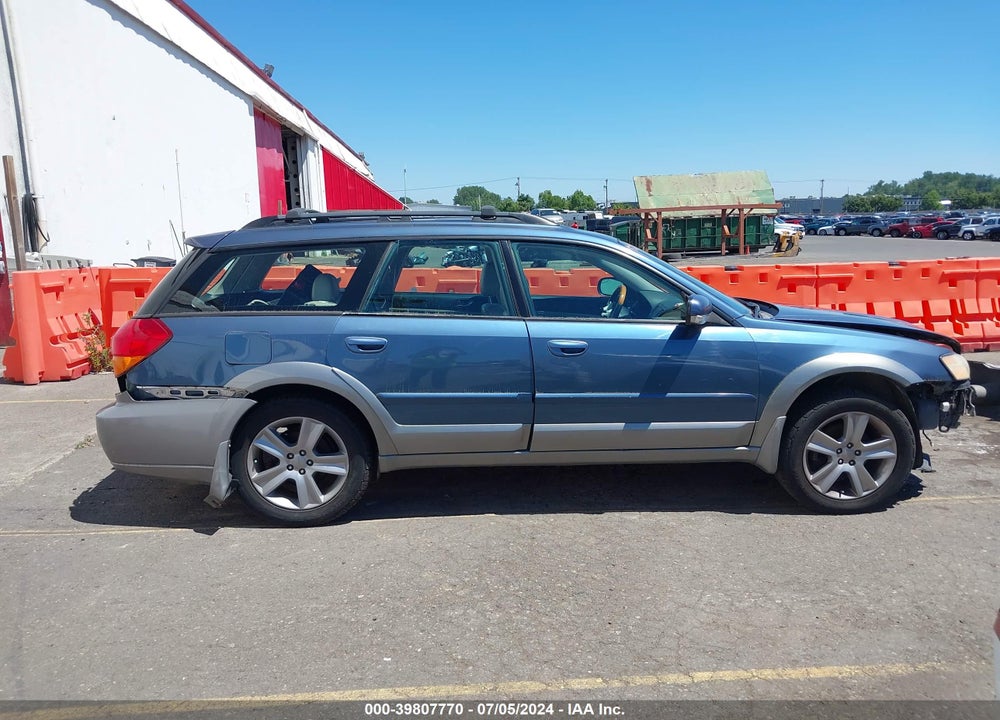 2005 SUBARU OUTBACK 3.0R L.L. BEAN EDITION VIN: 4S4BP86C454338971