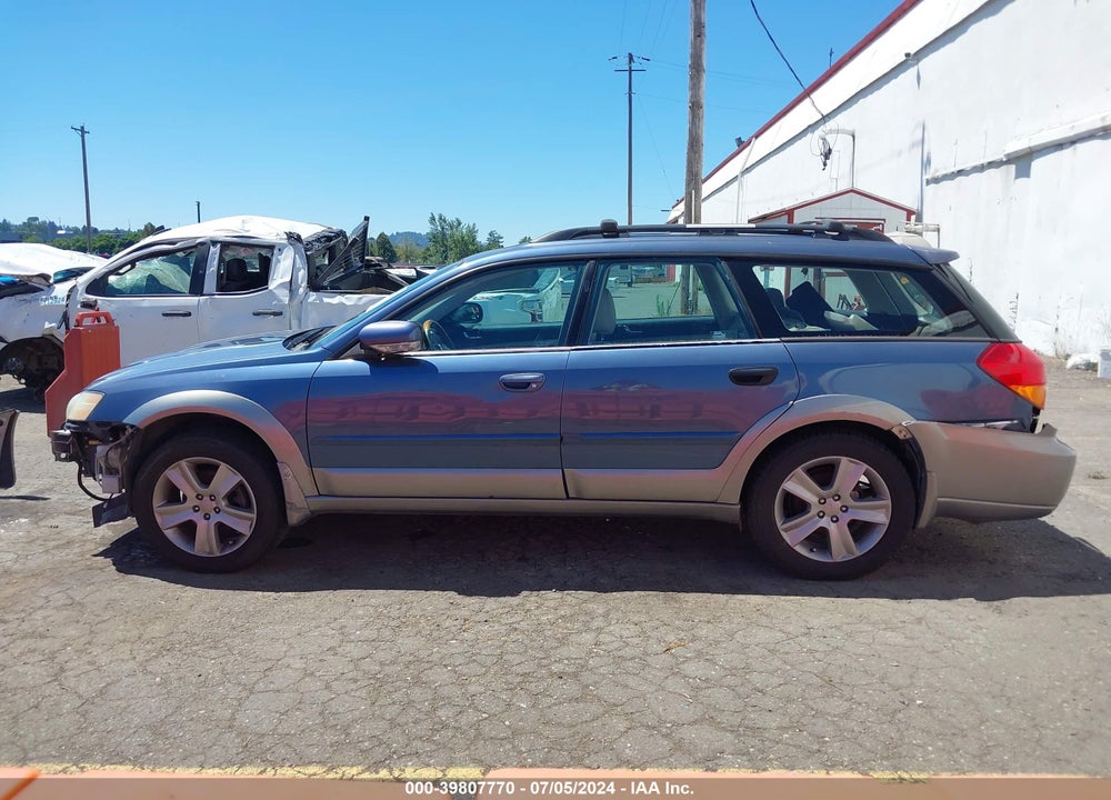 2005 SUBARU OUTBACK 3.0R L.L. BEAN EDITION VIN: 4S4BP86C454338971