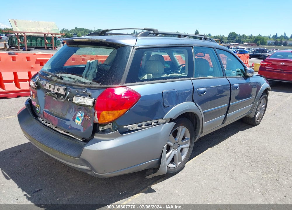 2005 SUBARU OUTBACK 3.0R L.L. BEAN EDITION VIN: 4S4BP86C454338971