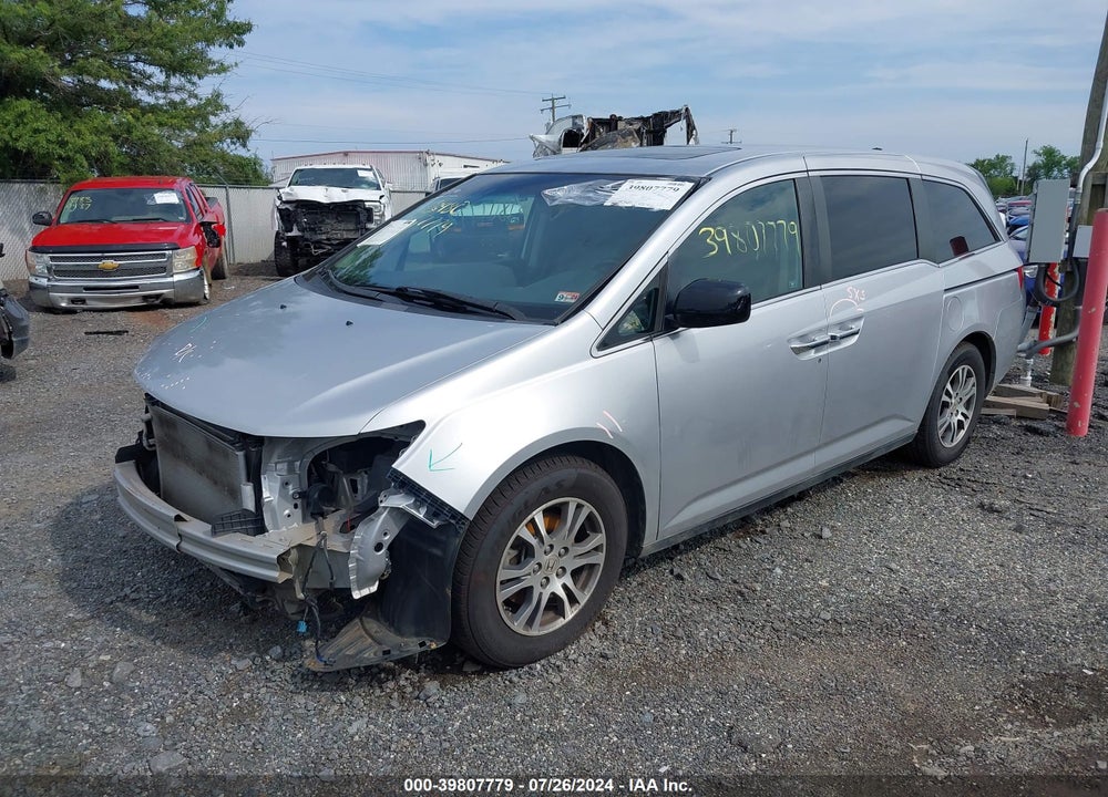 2011 HONDA ODYSSEY EX-L VIN: 5FNRL5H67BB079711