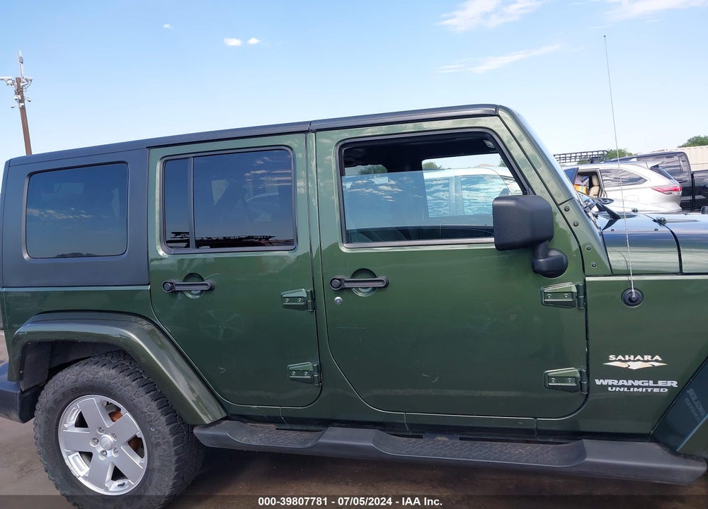 2007 JEEP WRANGLER UNLIMITED SAHARA VIN: 1J8GA59137L149640
