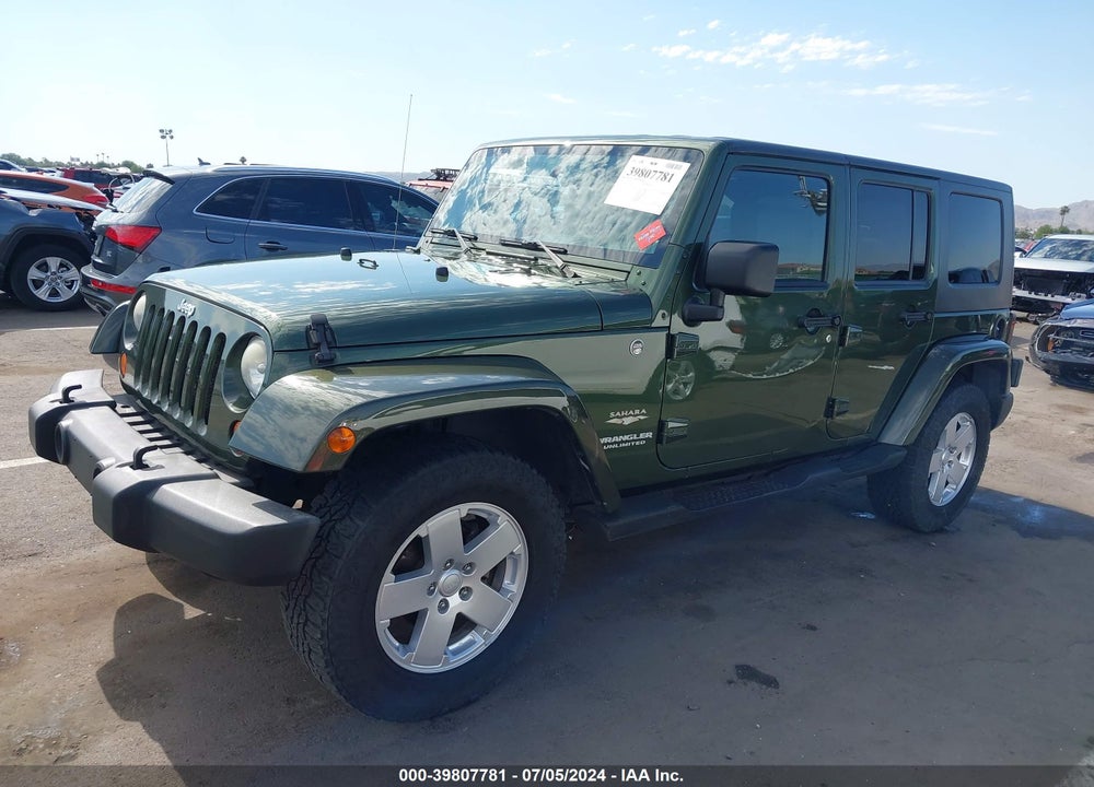 2007 JEEP WRANGLER UNLIMITED SAHARA VIN: 1J8GA59137L149640