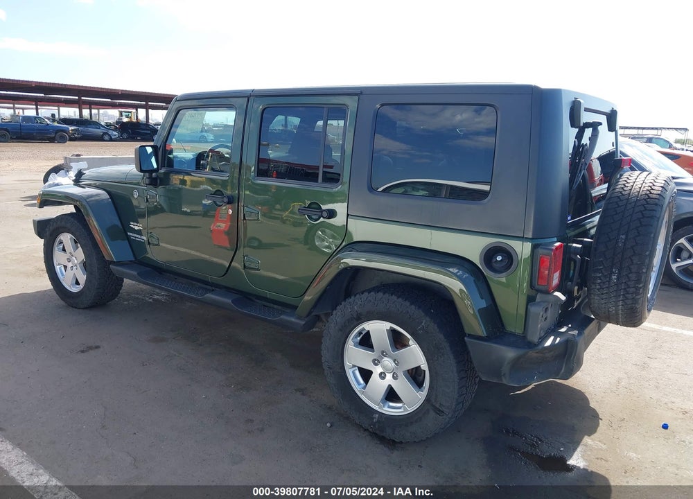 2007 JEEP WRANGLER UNLIMITED SAHARA VIN: 1J8GA59137L149640
