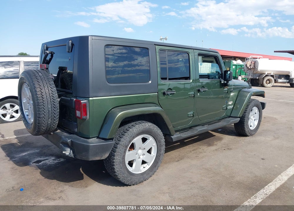 2007 JEEP WRANGLER UNLIMITED SAHARA VIN: 1J8GA59137L149640