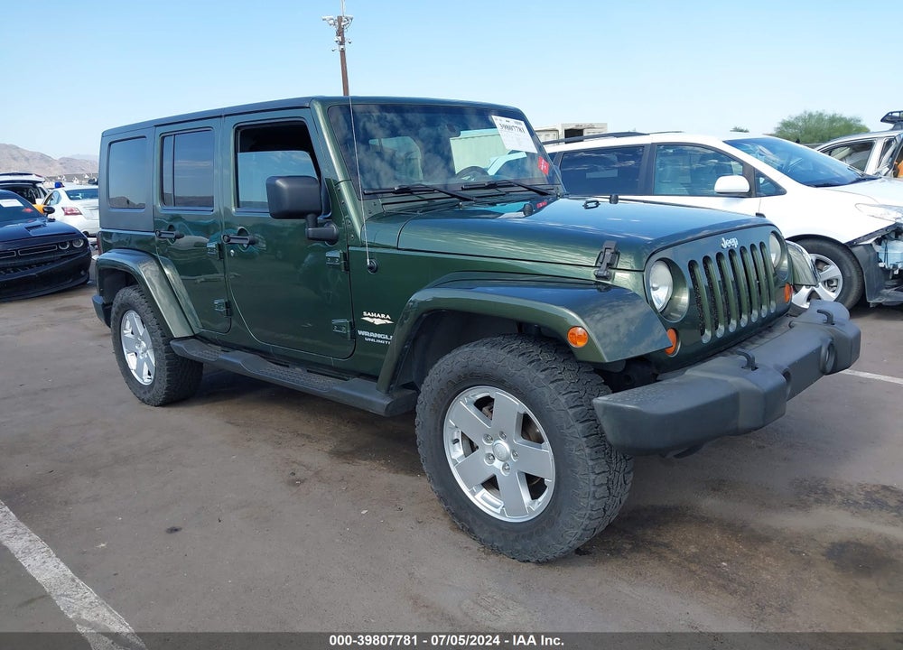 2007 JEEP WRANGLER UNLIMITED SAHARA VIN: 1J8GA59137L149640