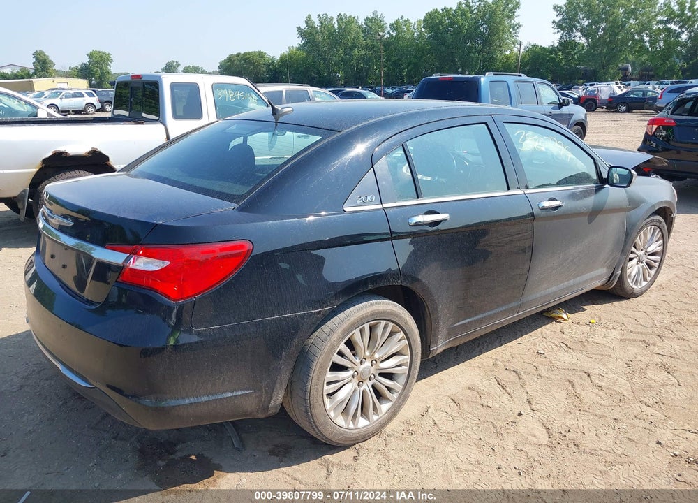 2011 CHRYSLER 200 VIN: 1C3BC2FG5BN606937