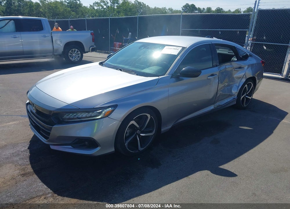2022 HONDA ACCORD SPORT VIN: 1HGCV1F37NA099635