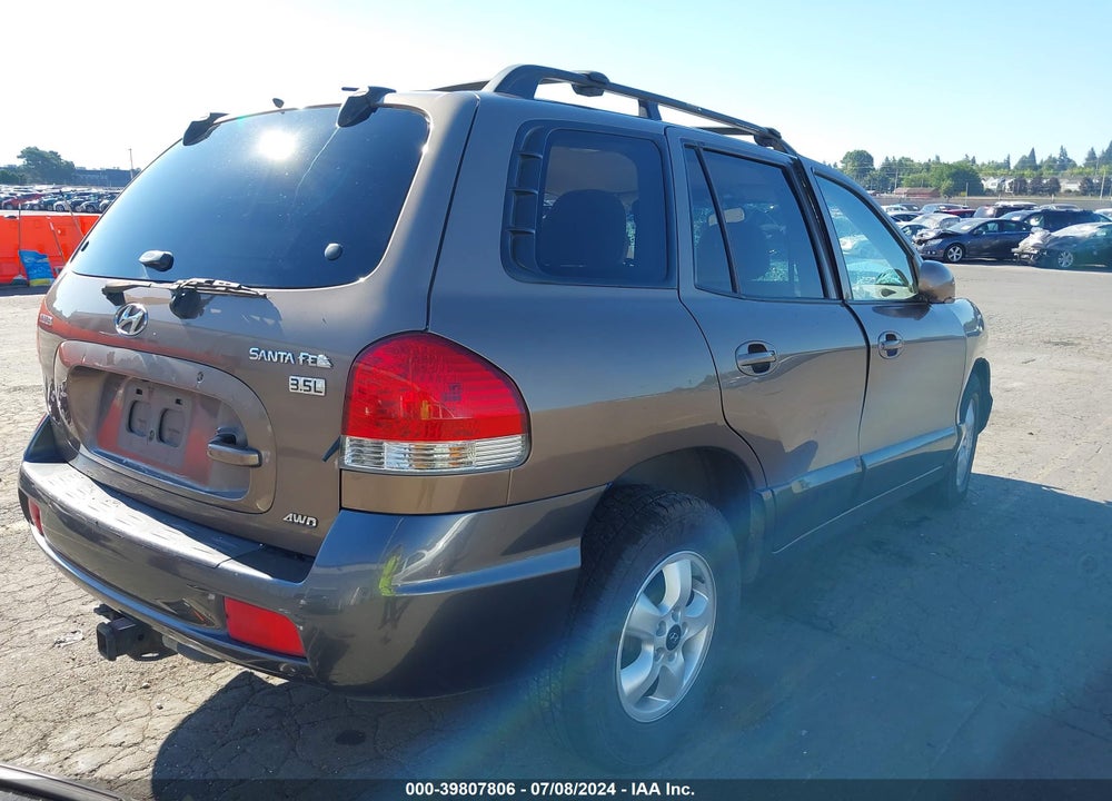 2005 HYUNDAI SANTA FE GLS/LX VIN: KM8SC73E45U900184