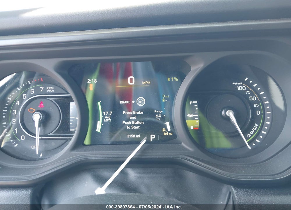 2024 JEEP WRANGLER 4XE HIGH ALTITUDE VIN: 1C4RJXU60RW114876