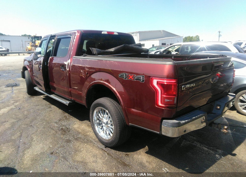 2016 FORD F-150 LARIAT VIN: 1FTFW1EG1GFC65330