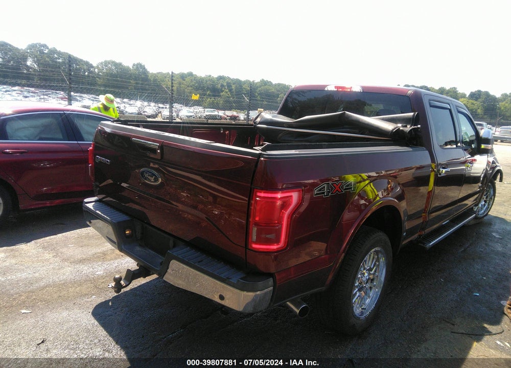 2016 FORD F-150 LARIAT VIN: 1FTFW1EG1GFC65330