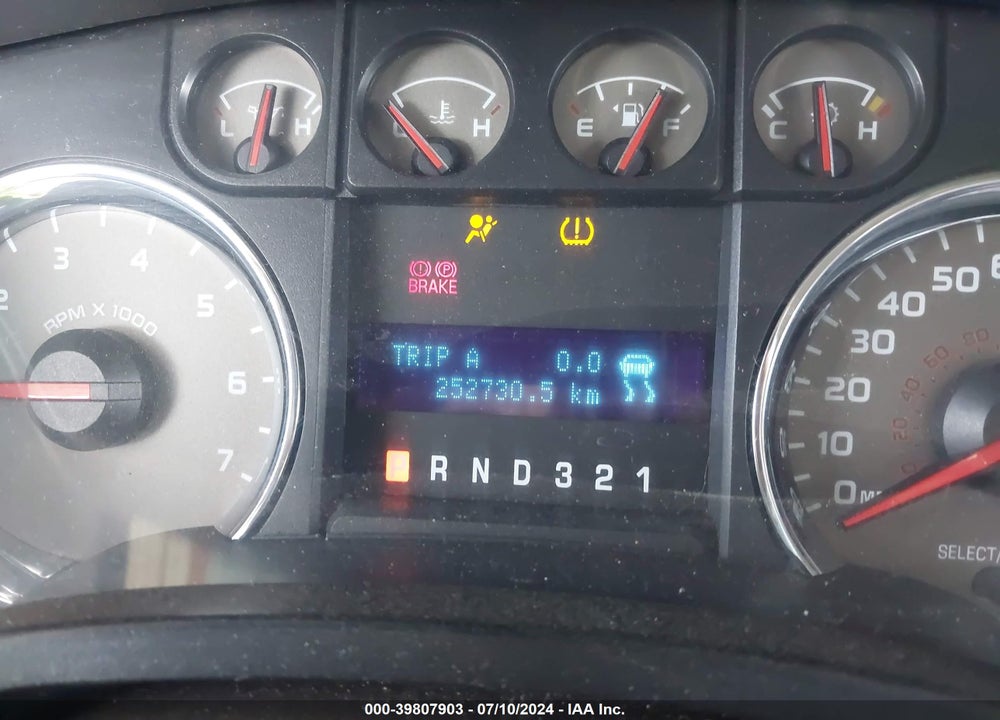 2009 FORD F-150 FX4/KING RANCH/LARIAT/PLATINUM/XL/XLT VIN: 1FTPW14V89FB37710
