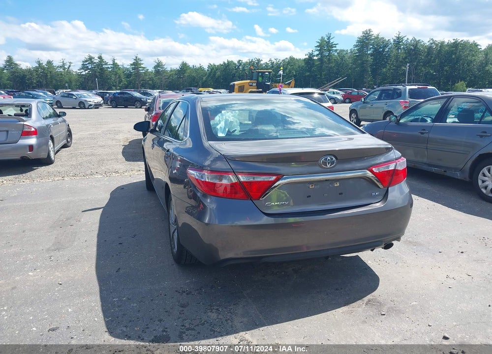 2016 TOYOTA CAMRY SE VIN: 4T1BF1FK5GU150206