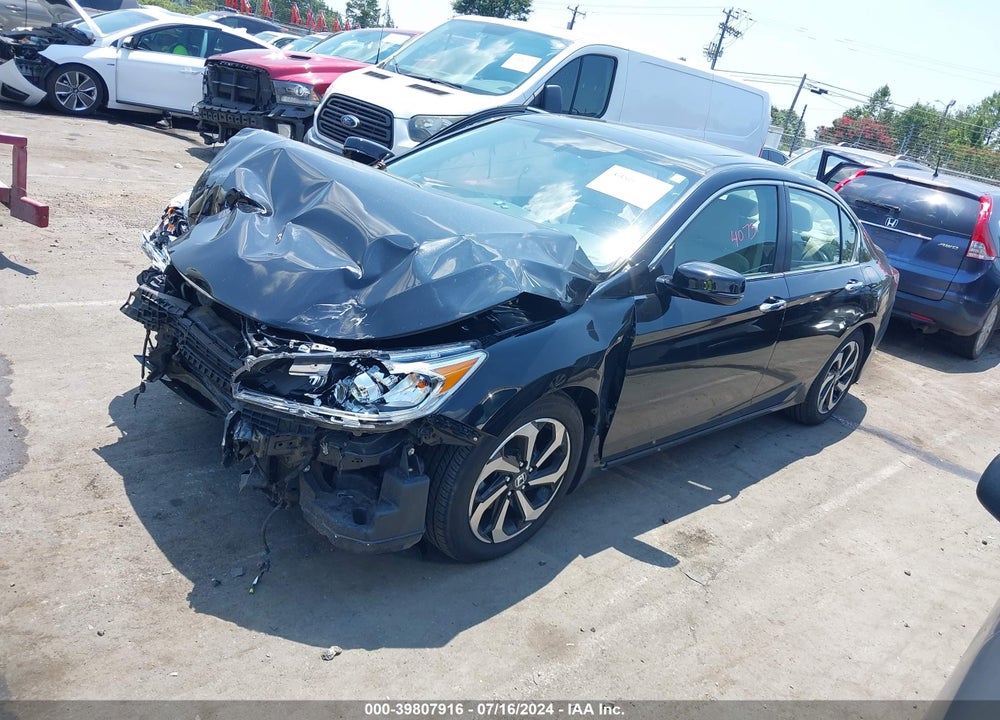 2017 HONDA ACCORD EX-L VIN: 1HGCR2F84HA166881