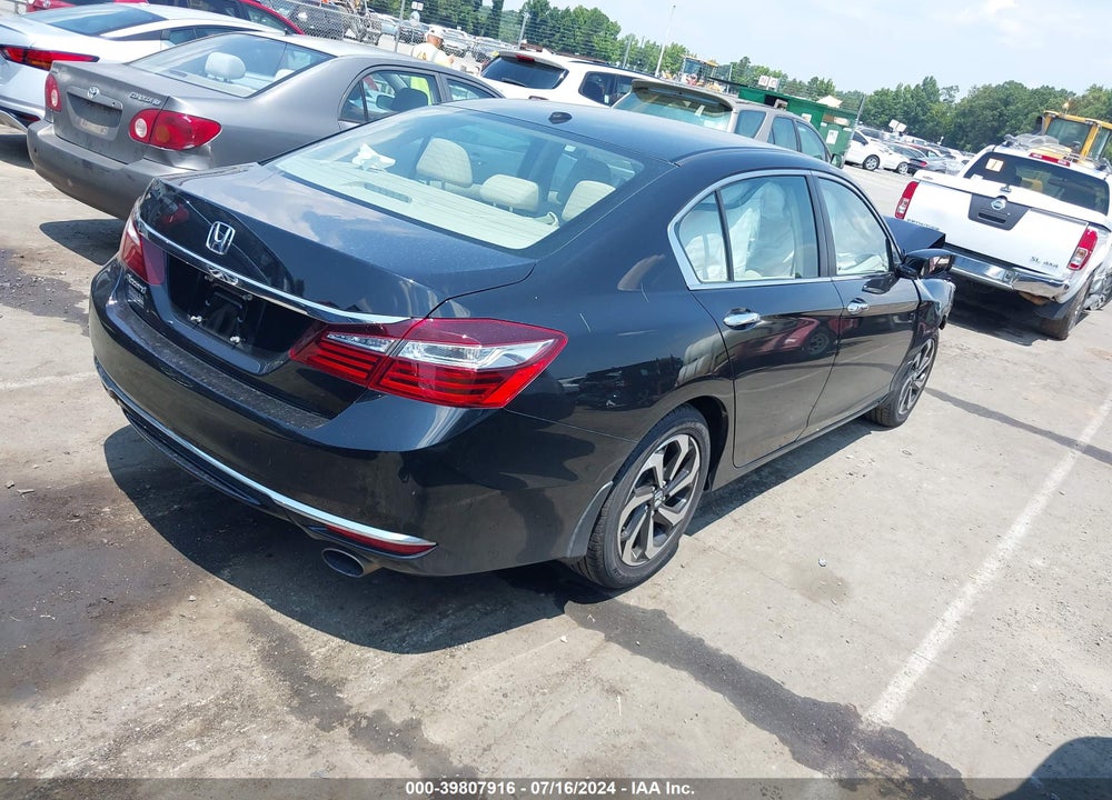 2017 HONDA ACCORD EX-L VIN: 1HGCR2F84HA166881