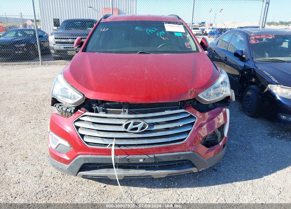2014 HYUNDAI SANTA FE GLS VIN: KM8SM4HF3EU035558