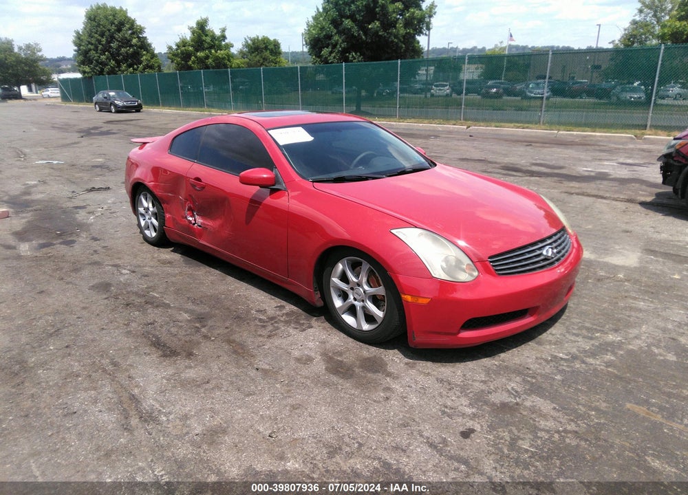 2004 INFINITI G35 VIN: JNKCV54E34M306883