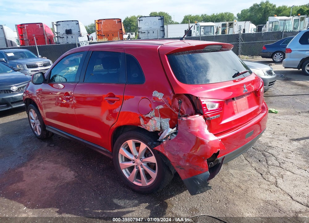 2015 MITSUBISHI OUTLANDER SPORT ES VIN: 4A4AP3AU4FE015012