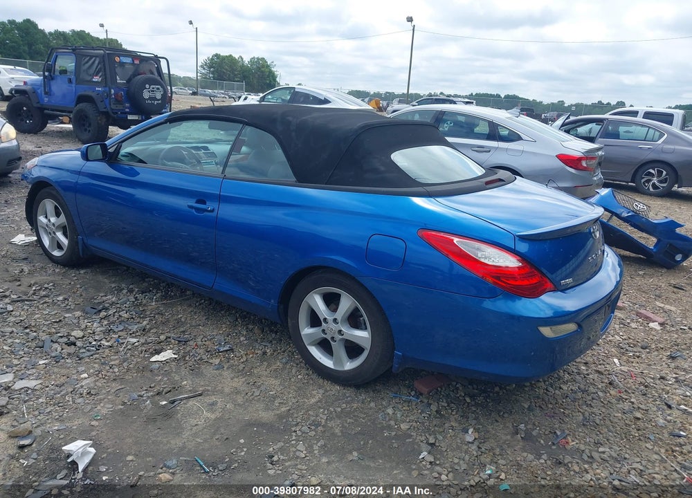 2007 TOYOTA CAMRY SOLARA SLE VIN: 4T1FA38P97U133591