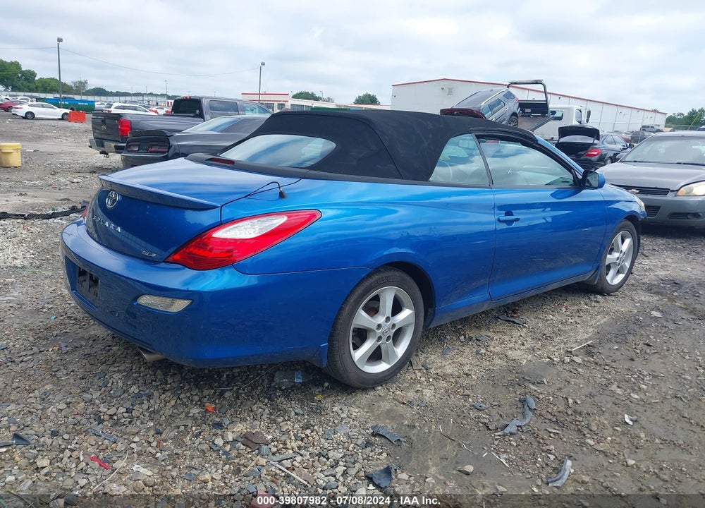 2007 TOYOTA CAMRY SOLARA SLE VIN: 4T1FA38P97U133591