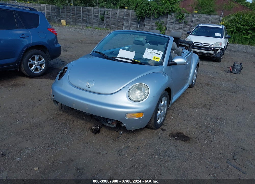 2003 VOLKSWAGEN NEW BEETLE GLS VIN: 3VWCK21Y73M307882
