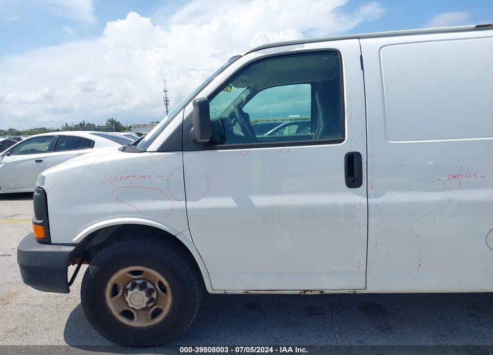 2008 CHEVROLET EXPRESS WORK VAN VIN: 1GCGG25C881140909
