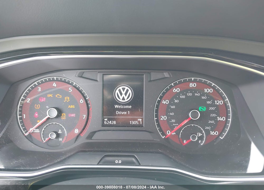 2019 VOLKSWAGEN JETTA 1.4T R-LINE/1.4T S/1.4T SE VIN: 3VWC57BU8KM168814