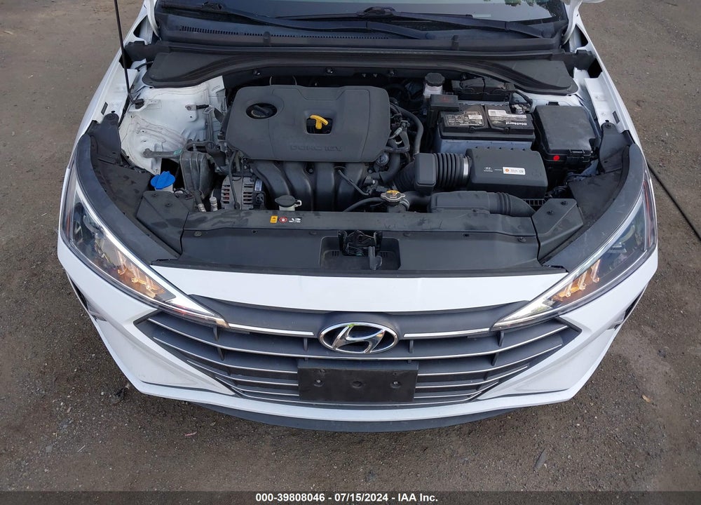 2019 HYUNDAI ELANTRA SEL VIN: 5NPD84LF4KH403518