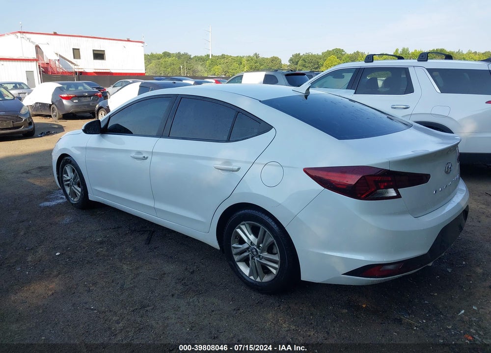 2019 HYUNDAI ELANTRA SEL VIN: 5NPD84LF4KH403518