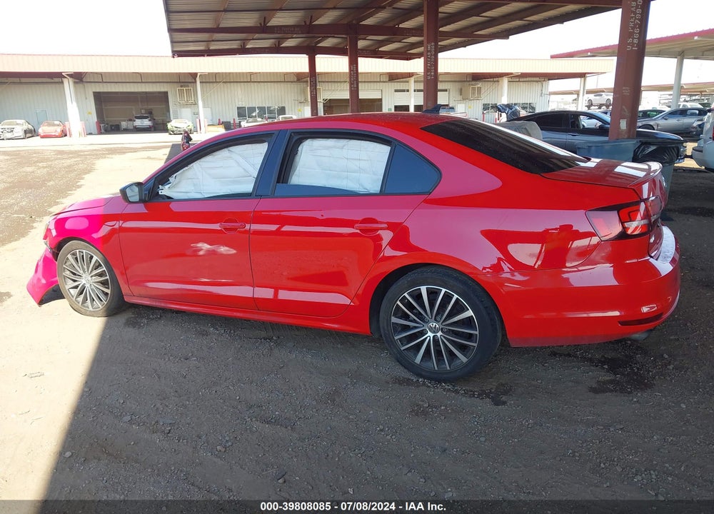 2016 VOLKSWAGEN JETTA 1.8T SPORT VIN: 3VWD17AJ7GM339387
