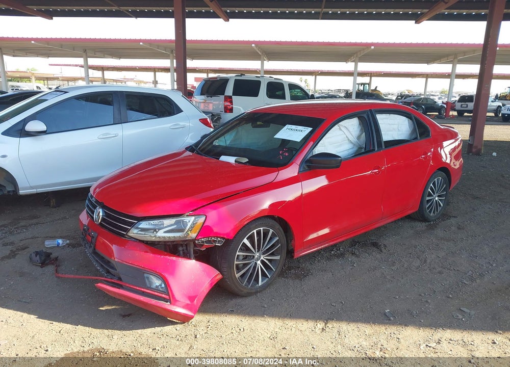 2016 VOLKSWAGEN JETTA 1.8T SPORT VIN: 3VWD17AJ7GM339387