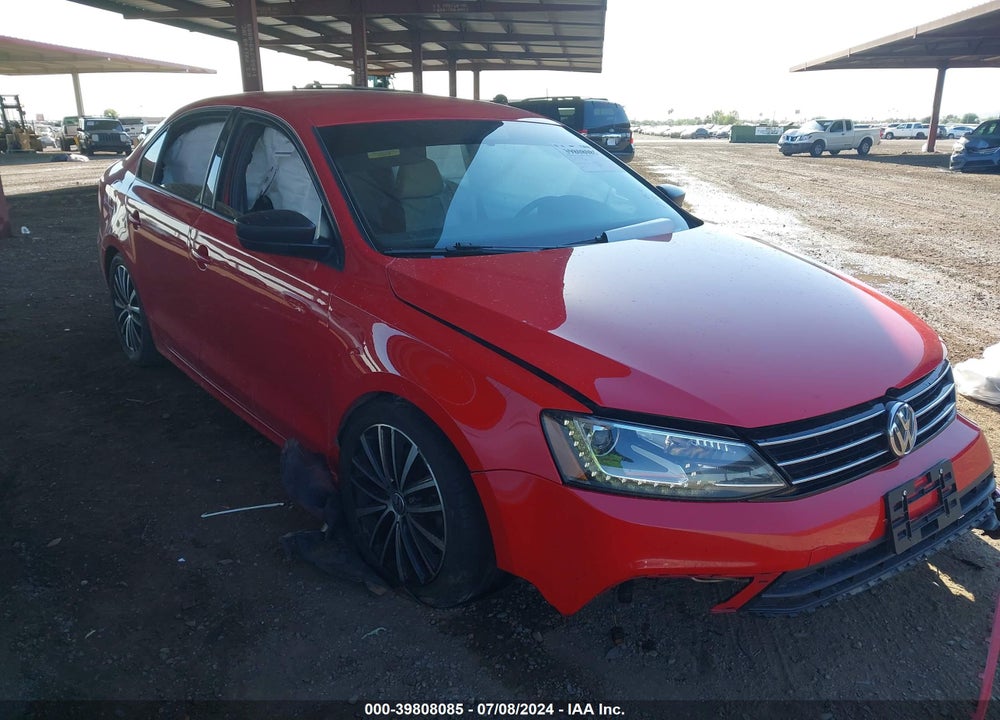 2016 VOLKSWAGEN JETTA 1.8T SPORT VIN: 3VWD17AJ7GM339387