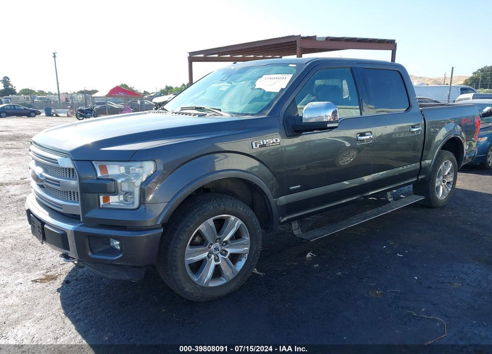 2016 FORD F-150 PLATINUM VIN: 1FTEW1EG7GFA14551