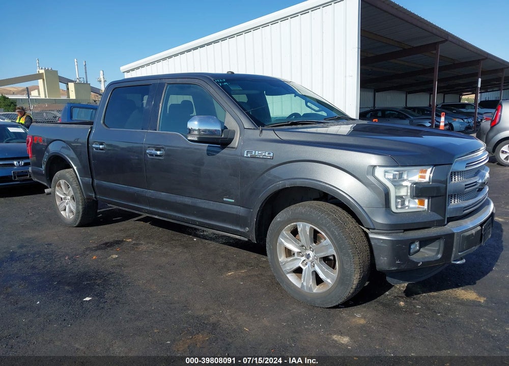 2016 FORD F-150 PLATINUM VIN: 1FTEW1EG7GFA14551