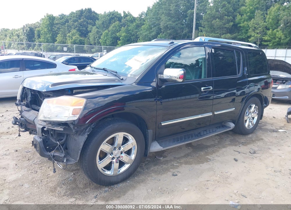 2014 NISSAN ARMADA PLATINUM VIN: 5N1BA0NF3EN603209