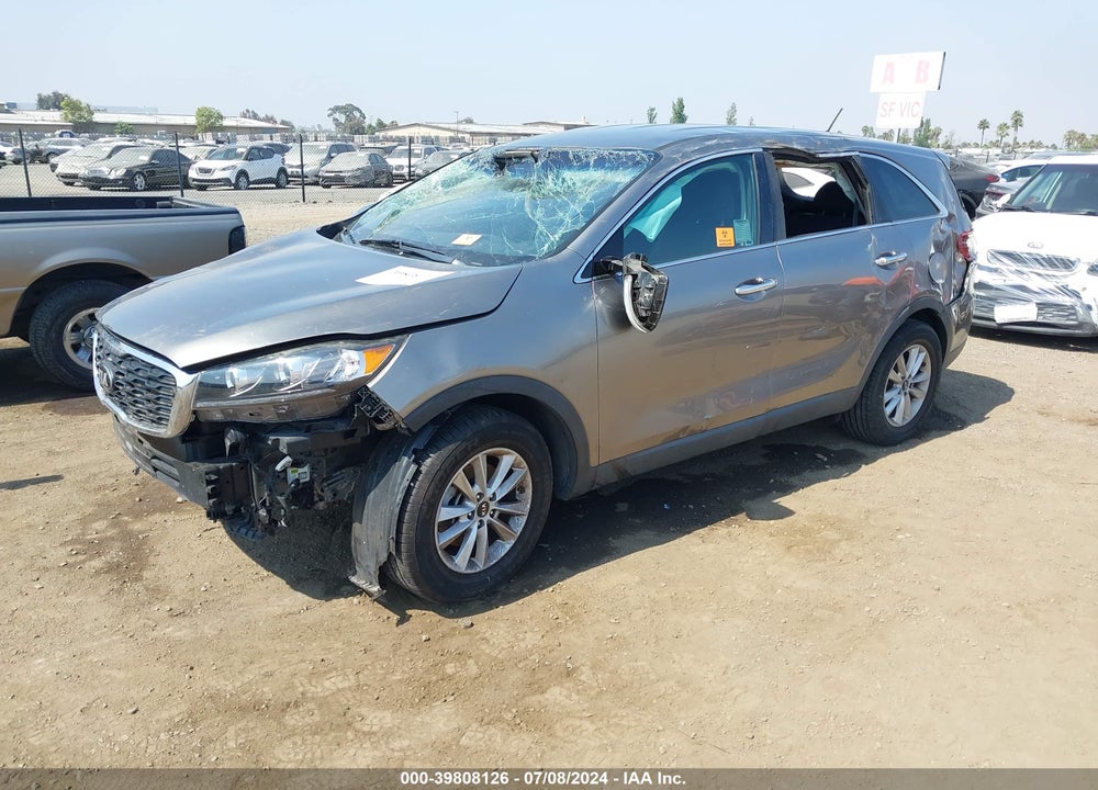 2019 KIA SORENTO 3.3L LX VIN: 5XYPG4A59KG467216