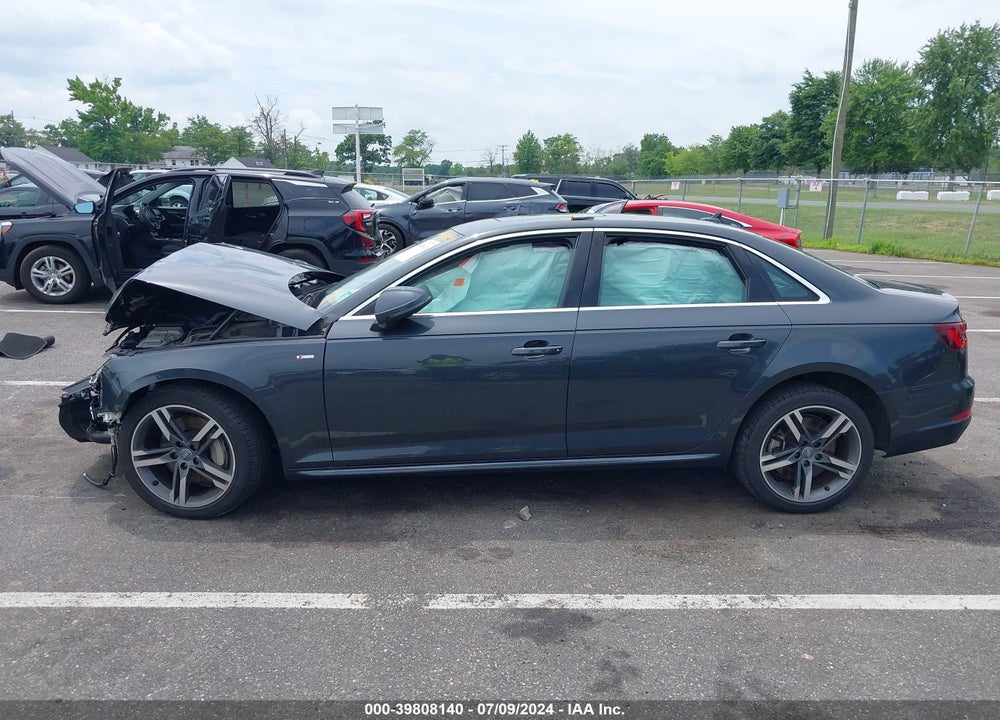 2018 AUDI A4 2.0T PREMIUM/2.0T TECH PREMIUM VIN: WAUENAF47JA149280