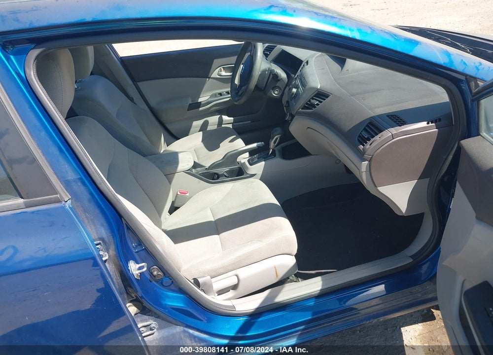 2012 HONDA CIVIC LX VIN: 19XFB2F58CE070182
