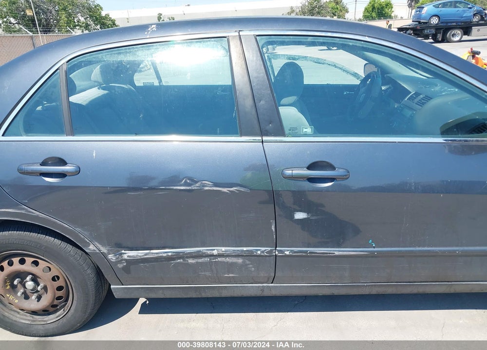 2004 HONDA ACCORD 2.4 LX VIN: 1HGCM56344A172534