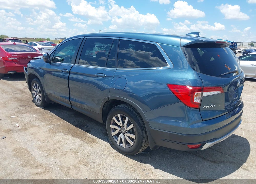 2021 HONDA PILOT 2WD EX-L VIN: 5FNYF5H55MB044484